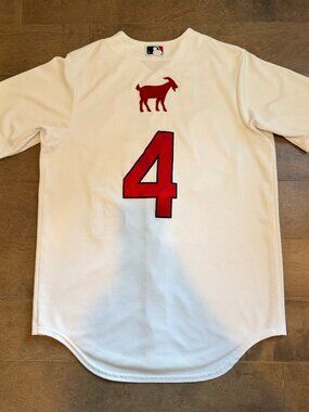 St. Louis Cardinals Yadier Molina Custom Made GOAT #4 Jersey